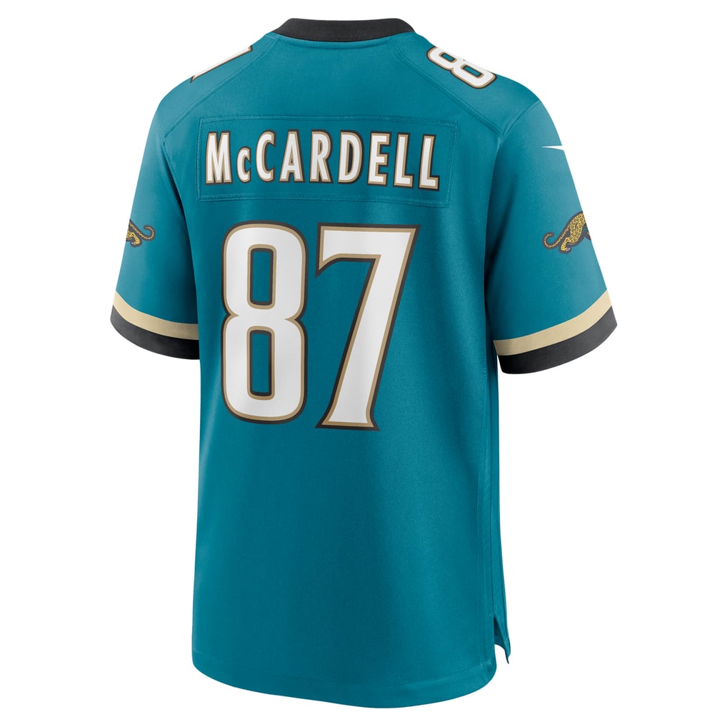 Men's Jacksonville Jaguars Keenan McCardell Nike Teal Retired Player Alternate Game Jersey - Image 4