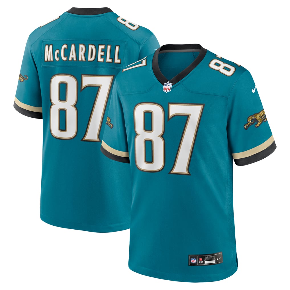 Men's Jacksonville Jaguars Keenan McCardell Nike Teal Retired Player Alternate Game Jersey - Image 1