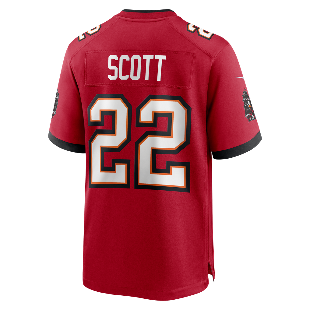 Men's Tampa Bay Buccaneers Keionte Scott Nike Red Team Game Jersey - Image 6