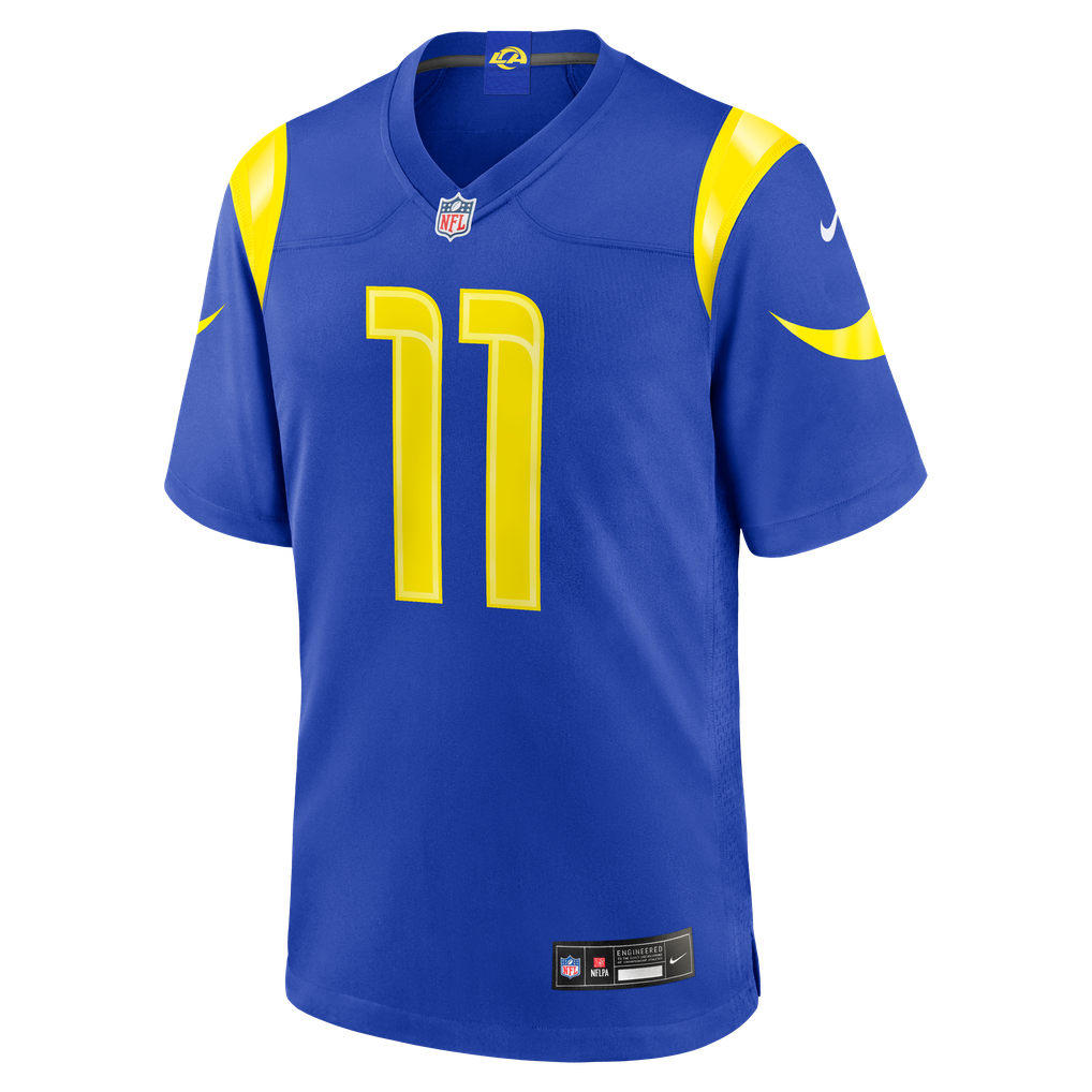 Men's Los Angeles Rams Keir Thomas Nike Royal Team Game Jersey - Image 3
