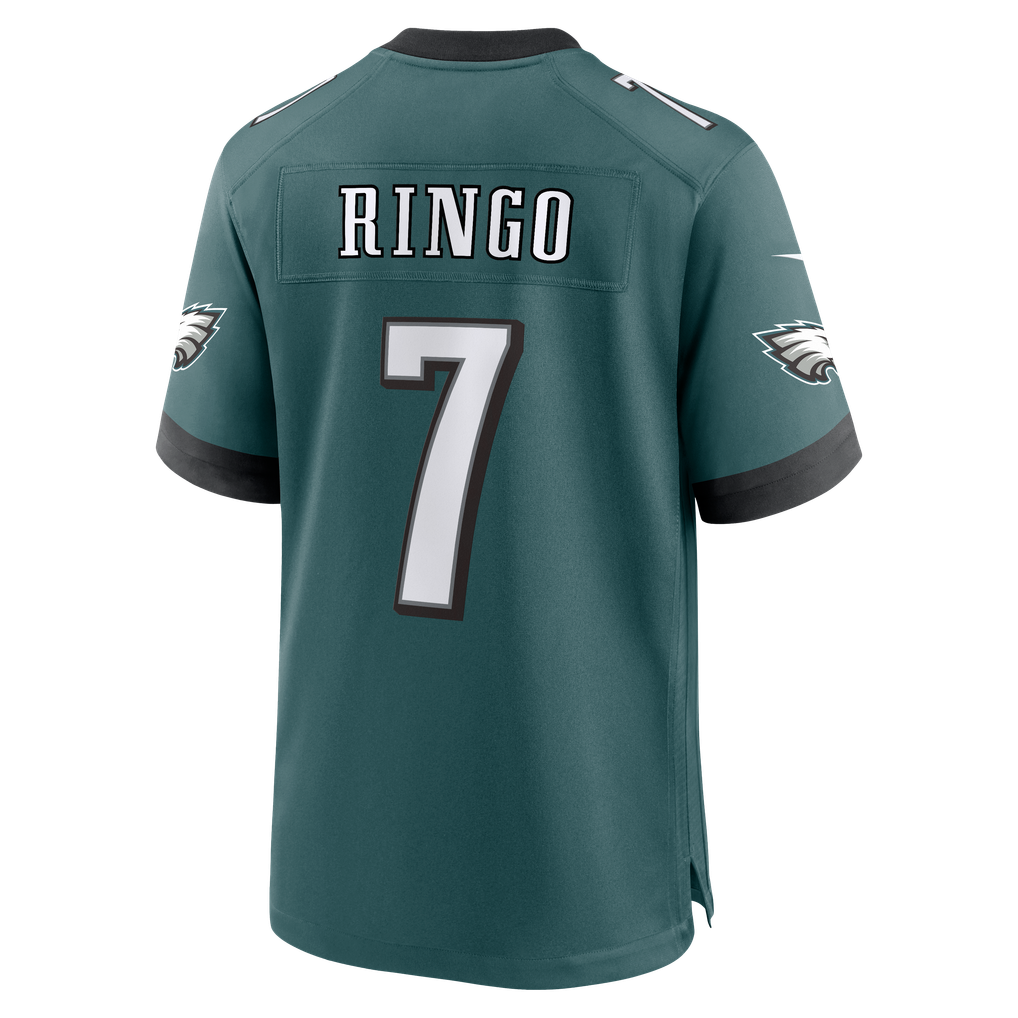 Men's Philadelphia Eagles Kelee Ringo Nike  Midnight Green Team Game Jersey - Image 4