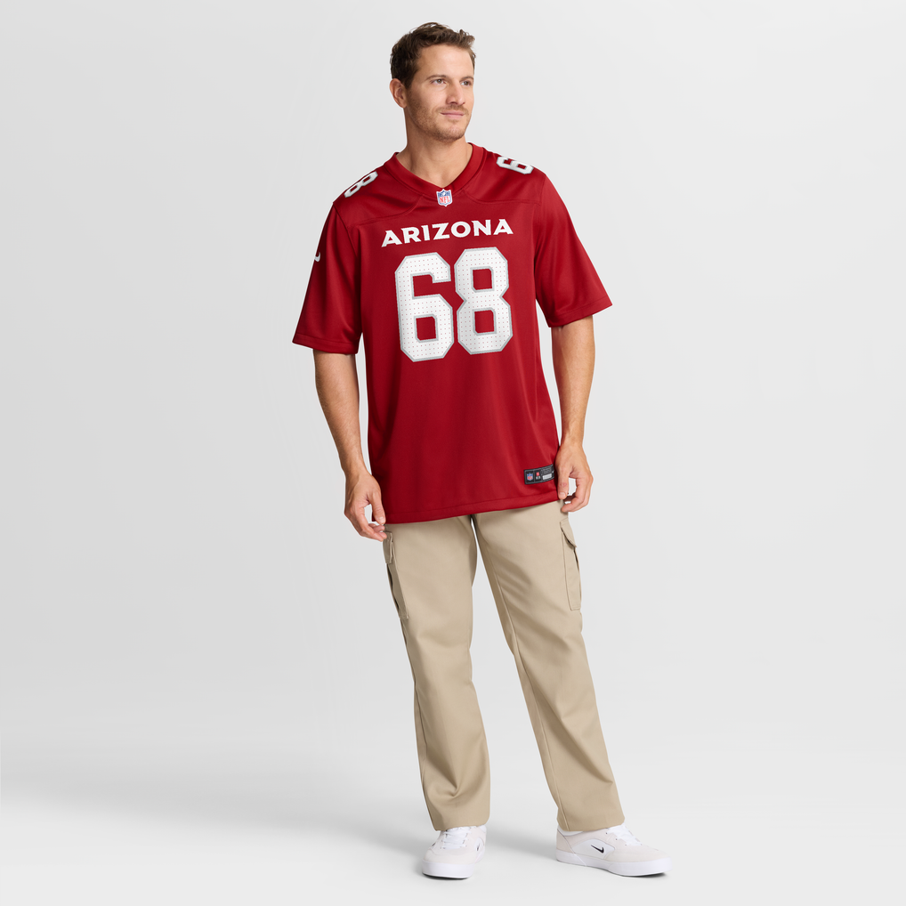 Men's Arizona Cardinals Kelvin Beachum Nike  Cardinal Team Game Jersey - Image 8