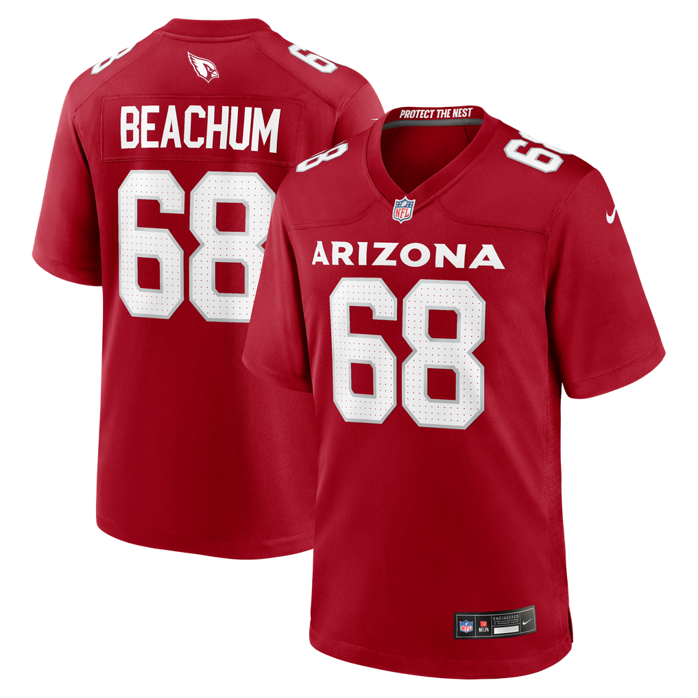 Men's Arizona Cardinals Kelvin Beachum Nike  Cardinal Team Game Jersey - Image 1