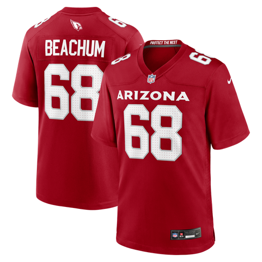 Men's Arizona Cardinals Kelvin Beachum Nike  Cardinal Team Game Jersey - Image 1