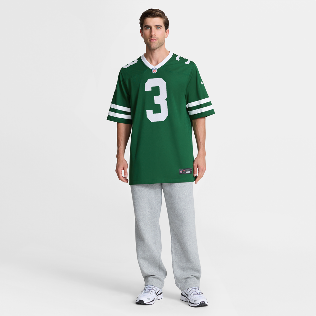 Men's New York Jets Kene Nwangwu Nike Legacy Green Team Game Jersey - Image 3