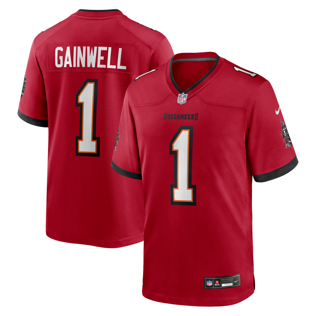 Men's Tampa Bay Buccaneers Kenneth Gainwell Nike Red Team Game Jersey - Image 1