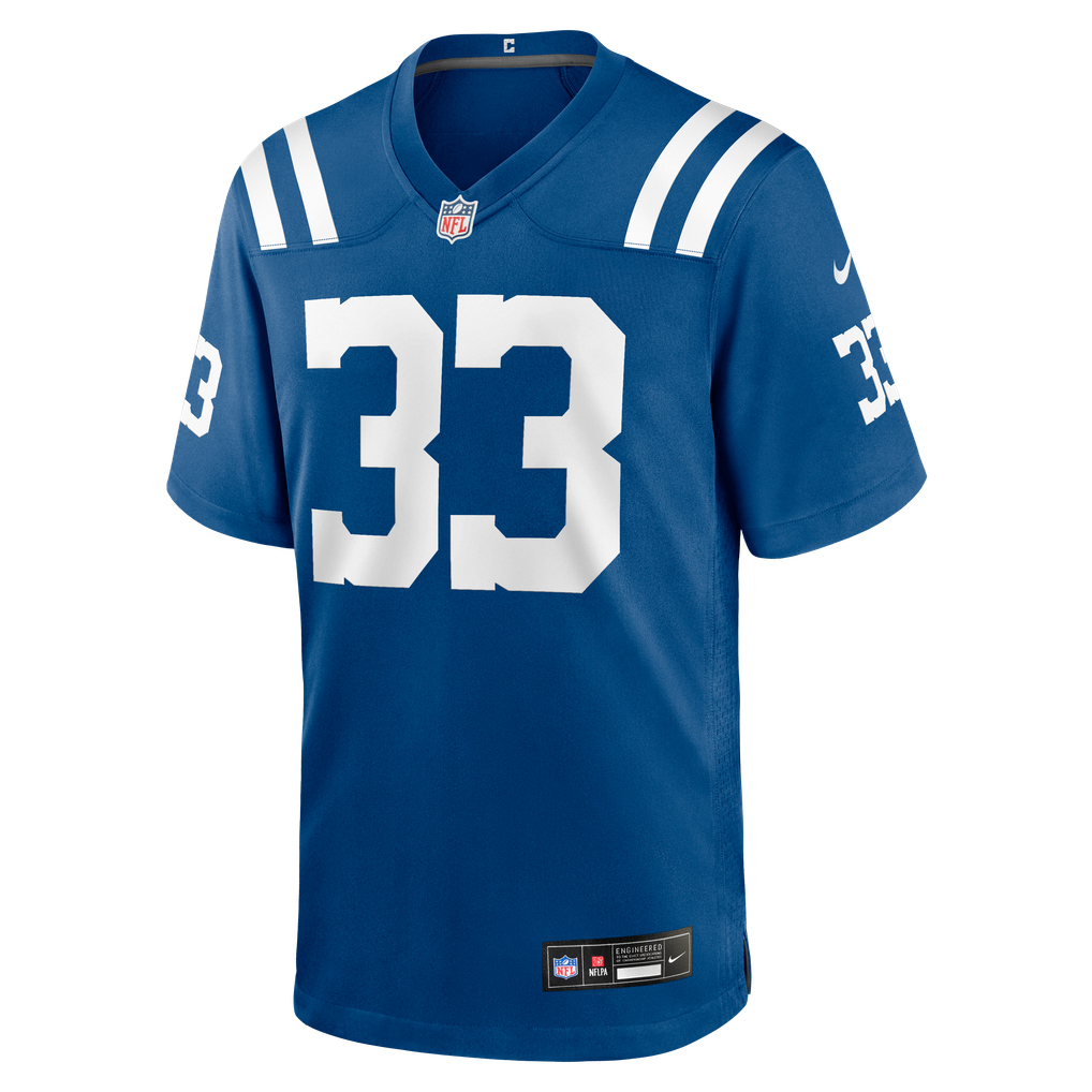 Men's Indianapolis Colts Kenneth Harris Nike Royal Team Game Jersey - Image 5