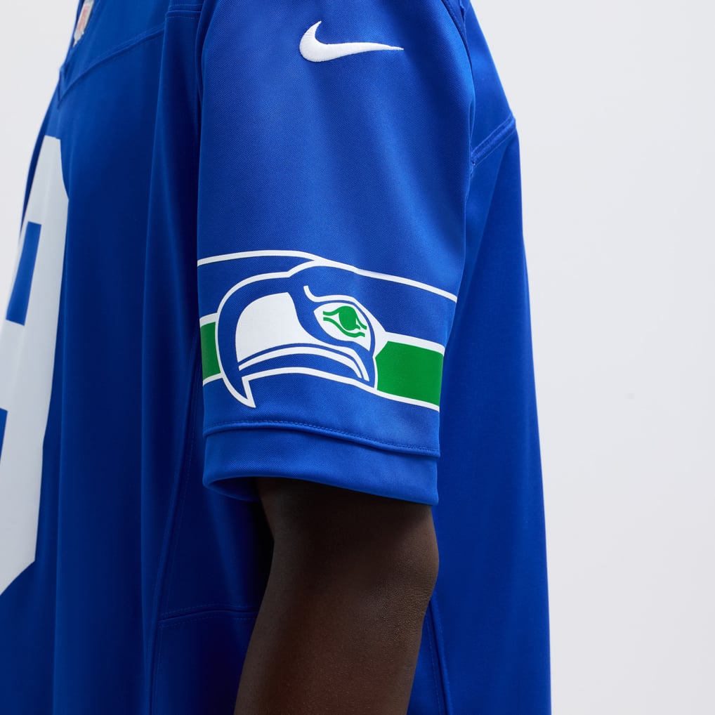 Men's Seattle Seahawks Kenneth Walker III Nike Royal Vapor F.U.S.E. Limited Jersey - Image 11