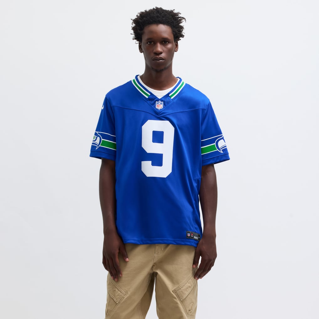 Men's Seattle Seahawks Kenneth Walker III Nike Royal Vapor F.U.S.E. Limited Jersey - Image 5
