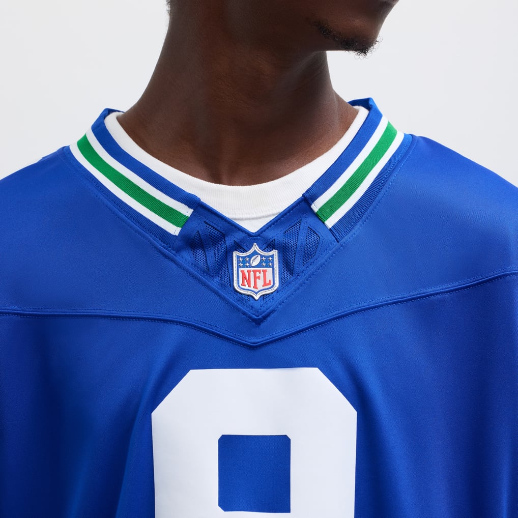 Men's Seattle Seahawks Kenneth Walker III Nike Royal Vapor F.U.S.E. Limited Jersey - Image 8