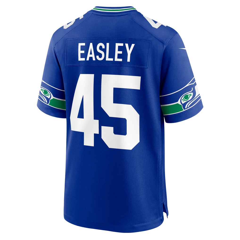 Men's Seattle Seahawks Kenny Easley Nike Royal Retired Player Alternate Game Jersey - Image 4