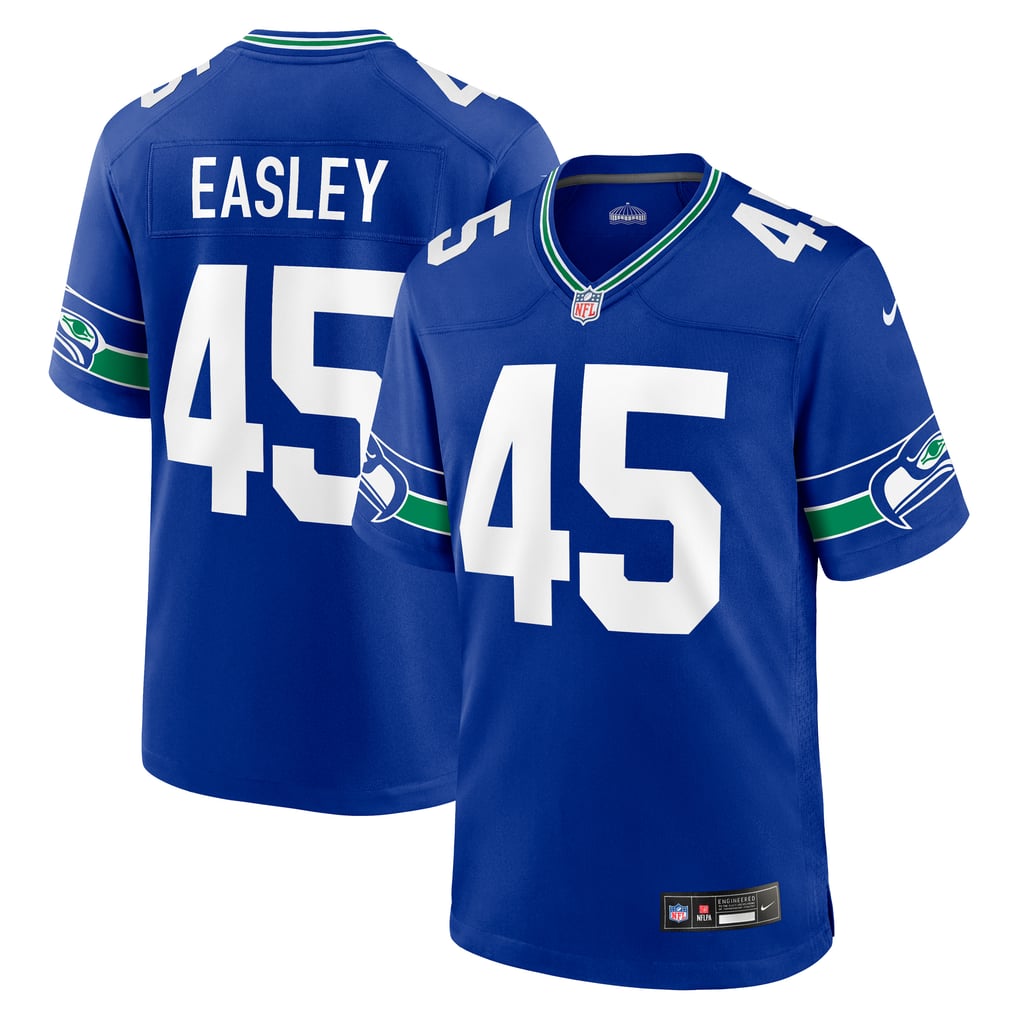 Men's Seattle Seahawks Kenny Easley Nike Royal Retired Player Alternate Game Jersey - Image 1