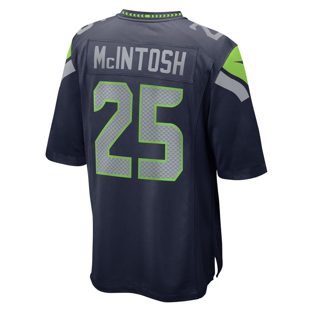 Men's Seattle Seahawks Kenny McIntosh Nike  College Navy  Game Jersey - Image 4