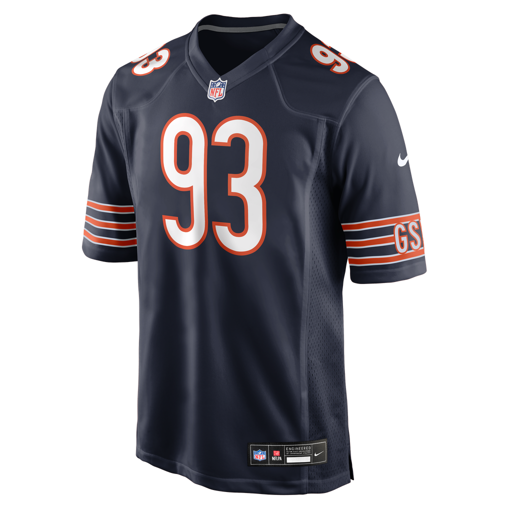 Men's Chicago Bears Kentavius Street Nike Navy Team Game Jersey - Image 3