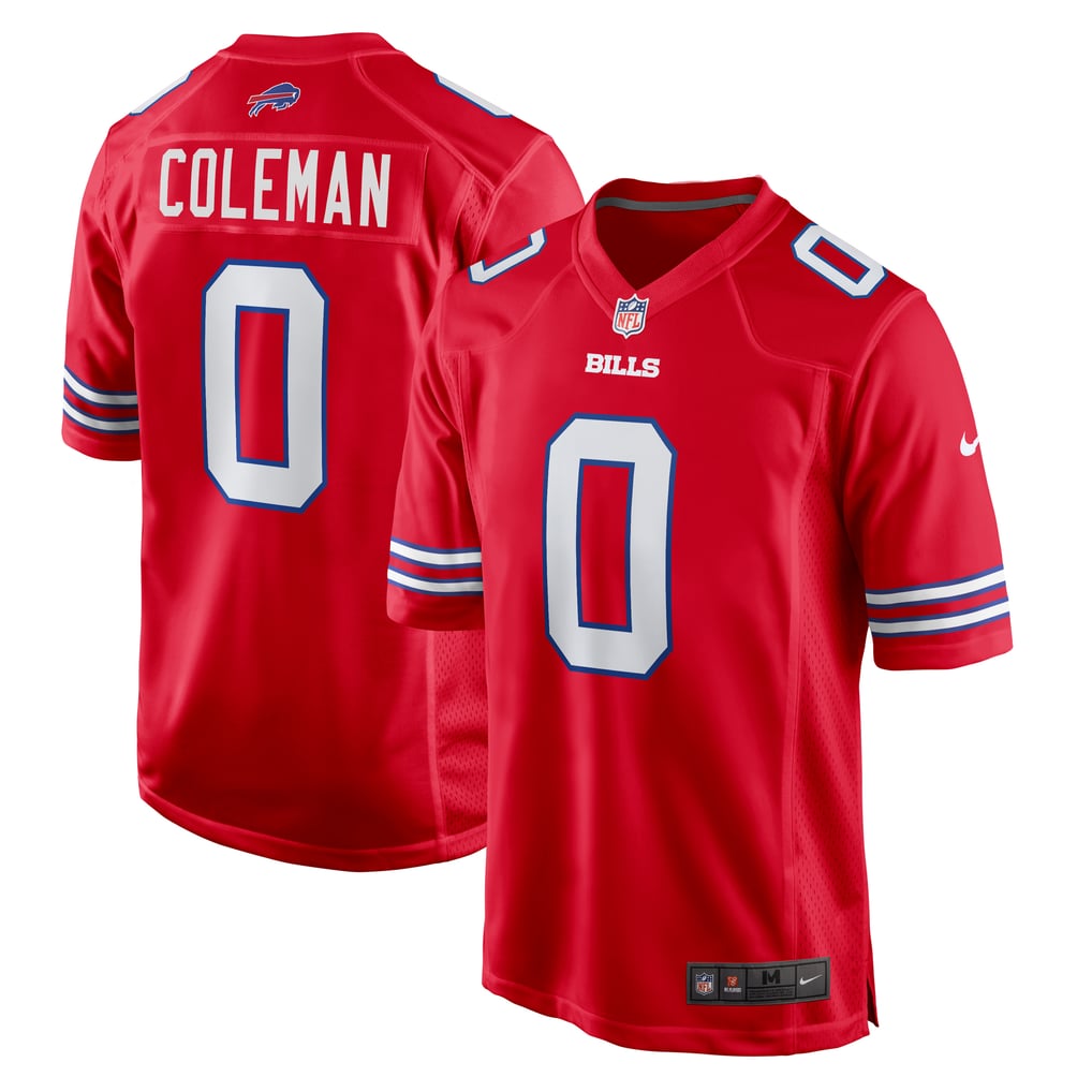 Men's Buffalo Bills Keon Coleman Nike  Red Alternate Game Jersey - Image 2