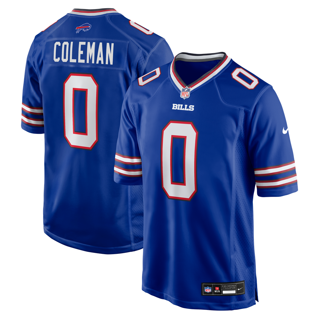 Men's Buffalo Bills Keon Coleman Nike Royal  Player Game Jersey - Image 1