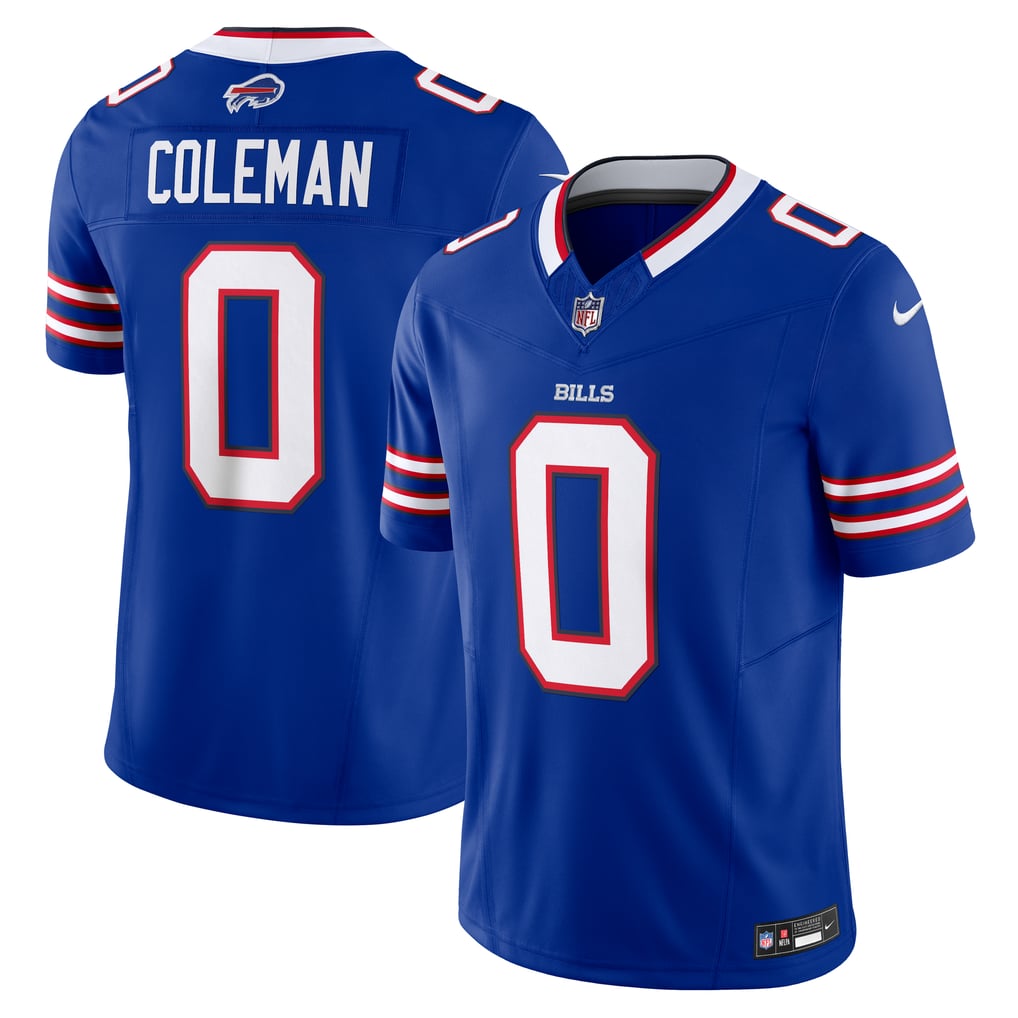 Men's Buffalo Bills Keon Coleman Nike Royal Team Vapor F.U.S.E. Limited Jersey - Image 2