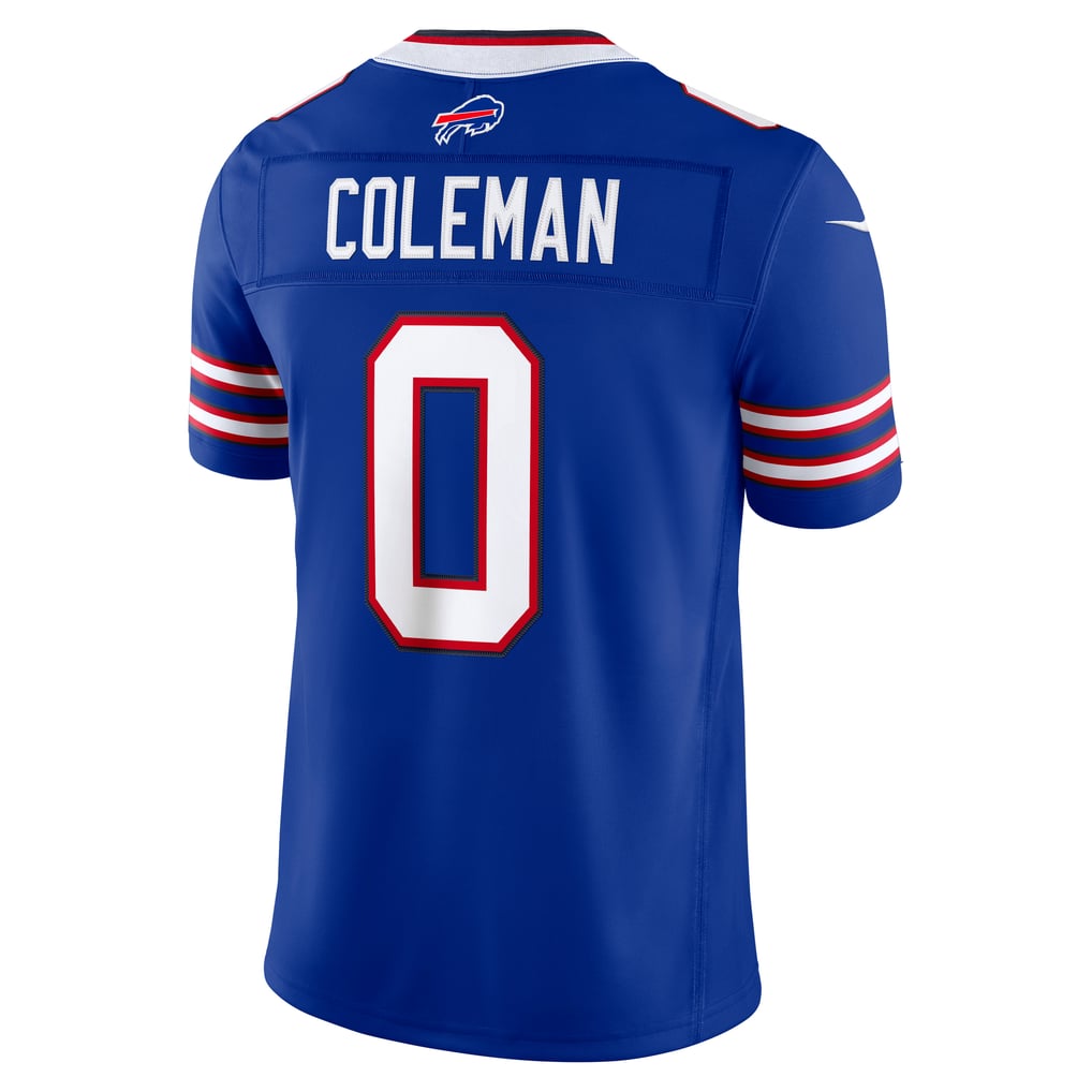 Men's Buffalo Bills Keon Coleman Nike Royal Team Vapor F.U.S.E. Stitched Limited Jersey - Image 4