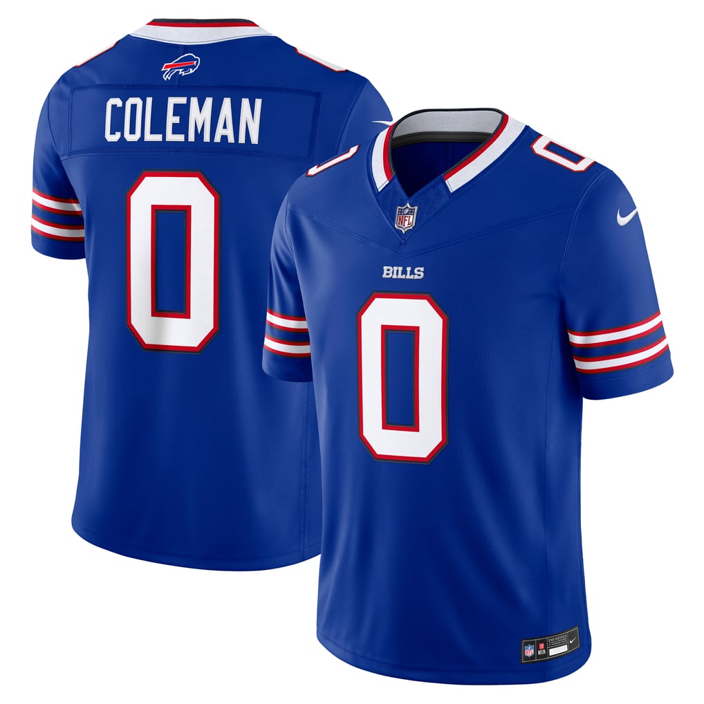 Men's Buffalo Bills Keon Coleman Nike Royal Team Vapor F.U.S.E. Stitched Limited Jersey - Image 1