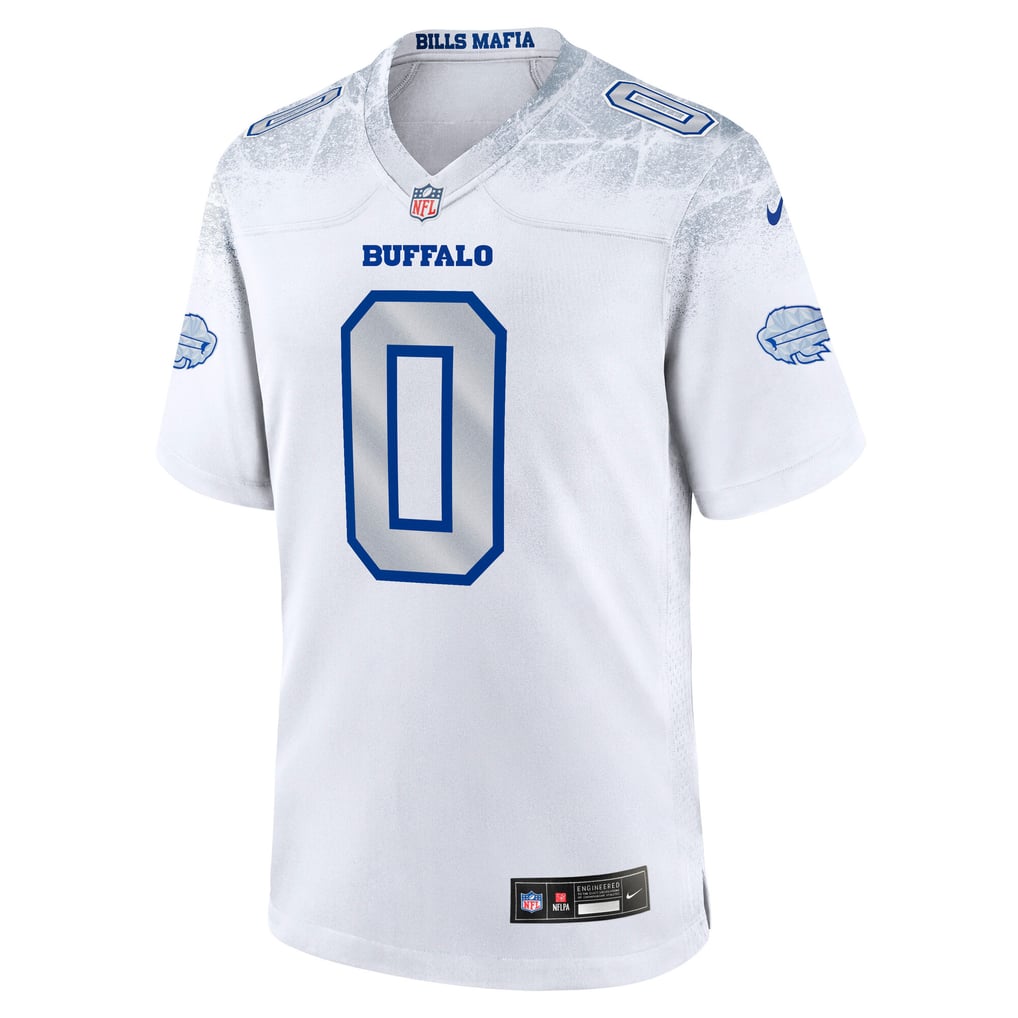 Men's Buffalo Bills Keon Coleman Nike White Rivalries Collection Game Jersey - Image 3