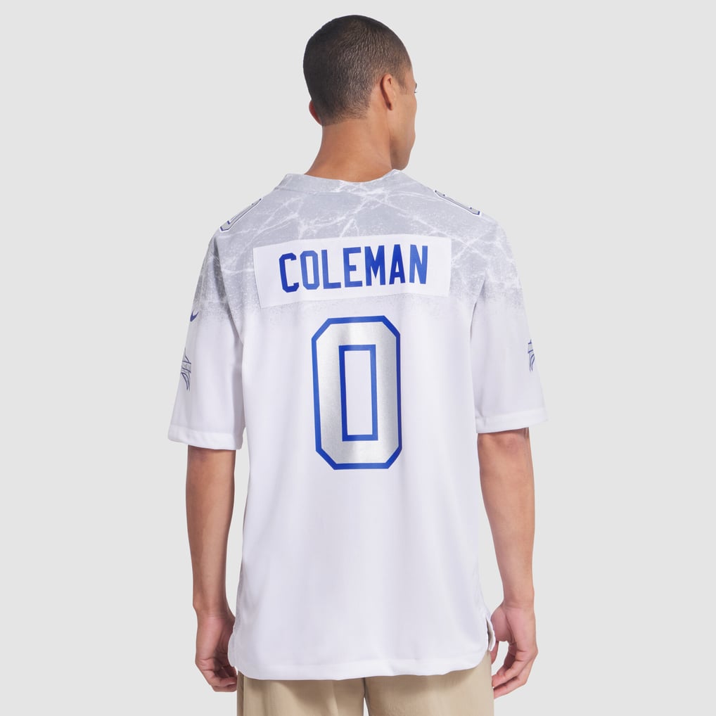 Men's Buffalo Bills Keon Coleman Nike White Rivalries Collection Game Jersey - Image 6