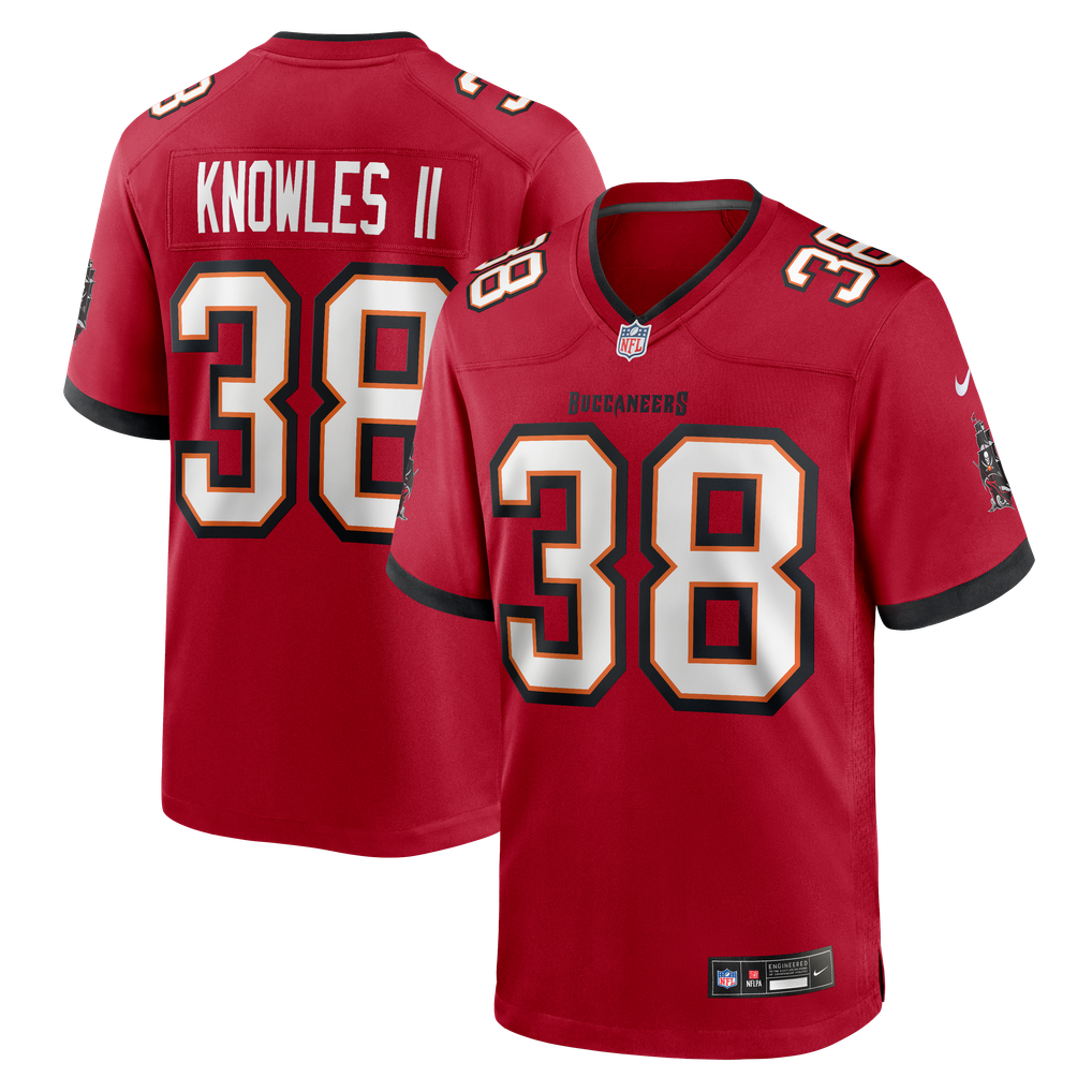 Men's Tampa Bay Buccaneers Kevin Knowles II Nike Red Team Game Jersey - Image 2