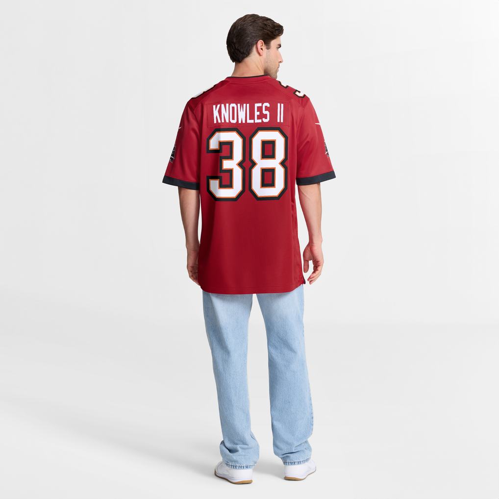 Men's Tampa Bay Buccaneers Kevin Knowles II Nike Red Team Game Jersey - Image 4