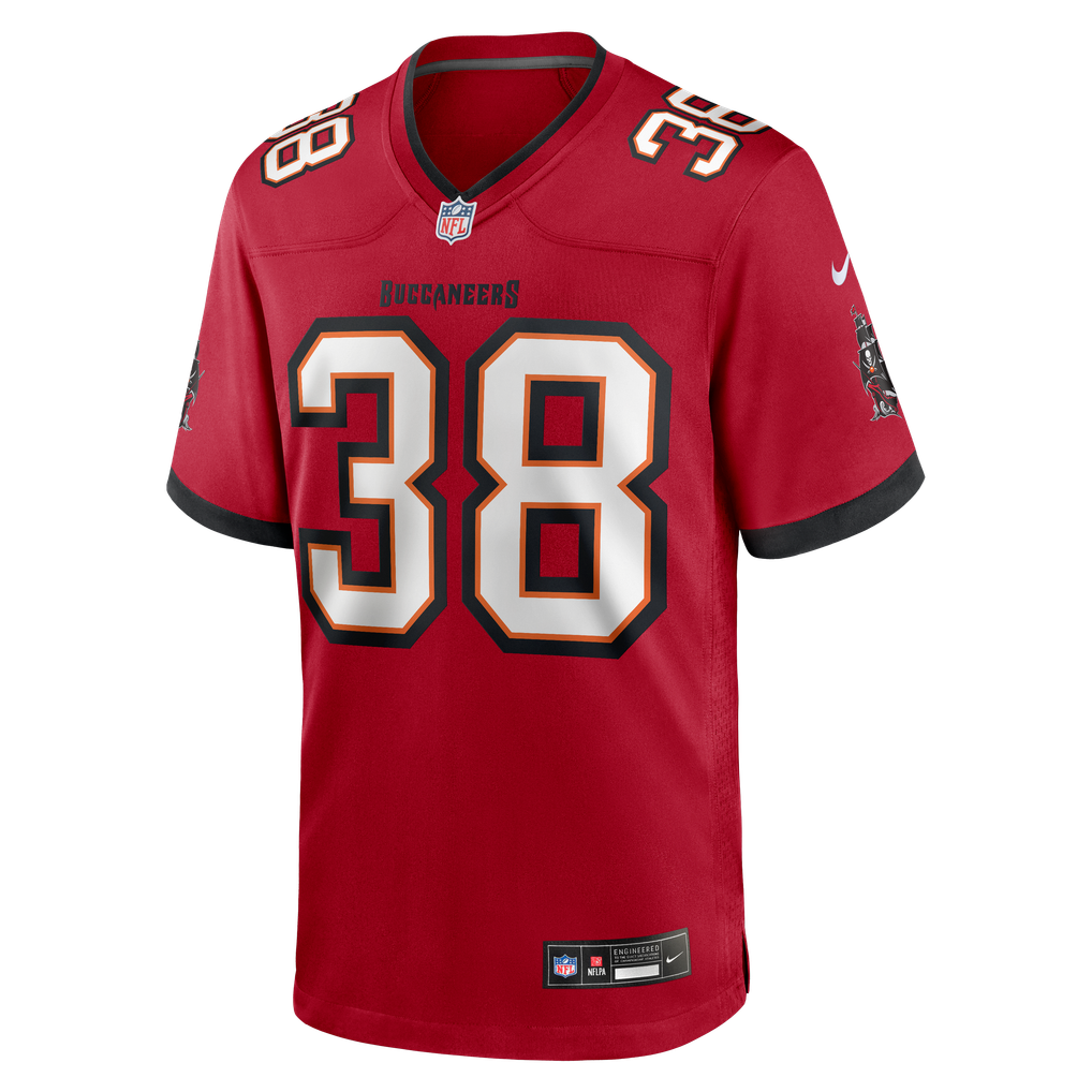 Men's Tampa Bay Buccaneers Kevin Knowles II Nike Red Team Game Jersey - Image 5