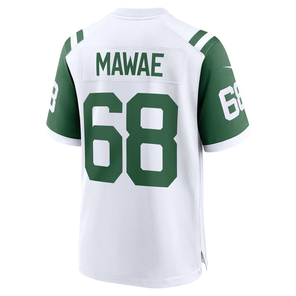 Men's New York Jets Kevin Mawae Nike White Retired Player Alternate Game Jersey - Image 4