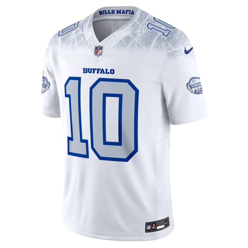 Men's Buffalo Bills Khalil Shakir Nike White Rivalries Collection Stitched Limited Jersey - Image 3