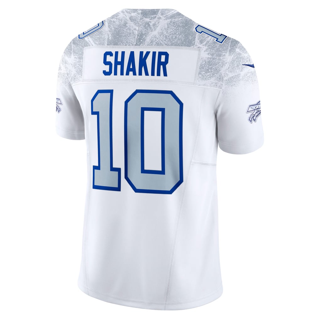 Men's Buffalo Bills Khalil Shakir Nike White Rivalries Collection Stitched Limited Jersey - Image 4