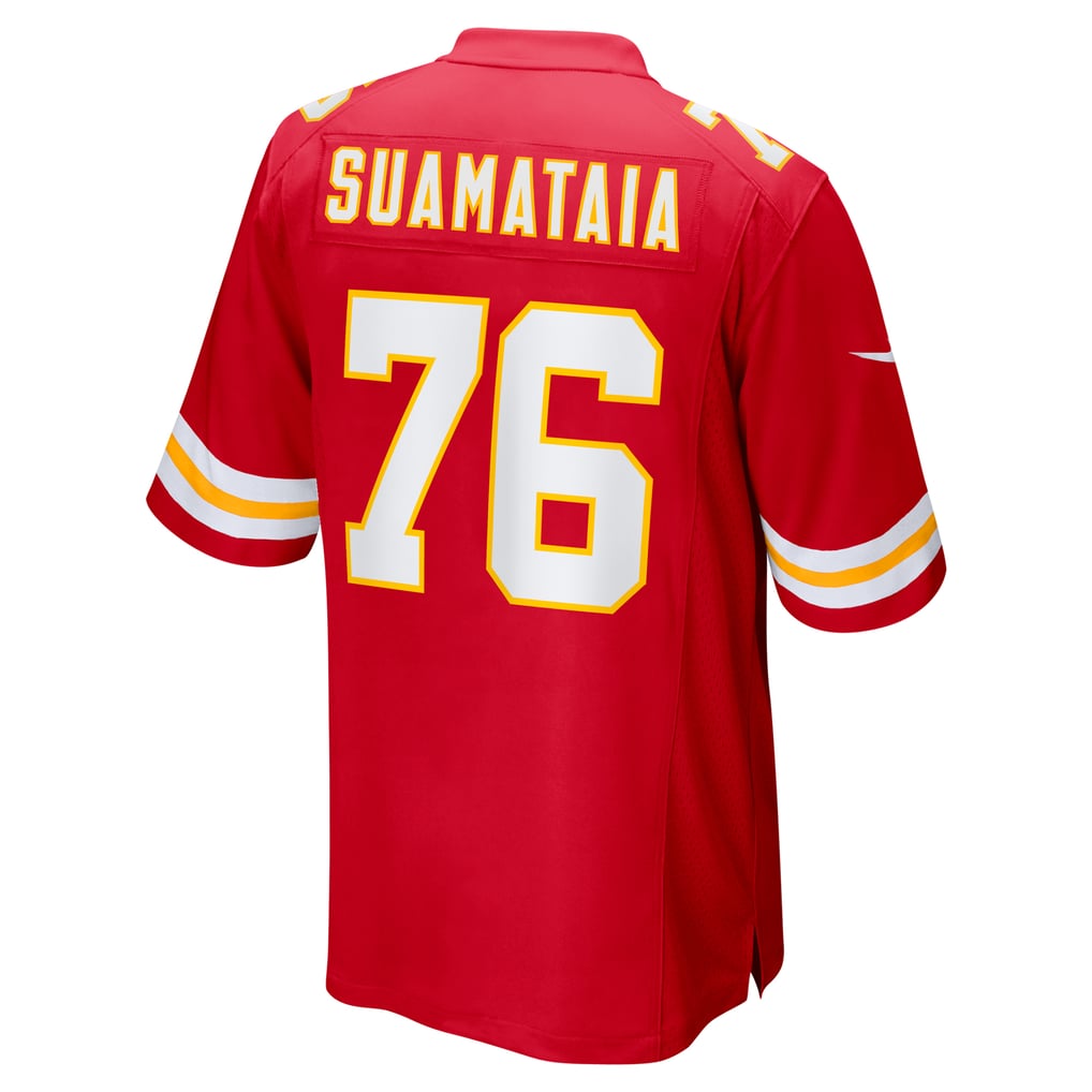 Men's Kansas City Chiefs Kingsley Suamataia Nike  Red  Game Jersey - Image 4