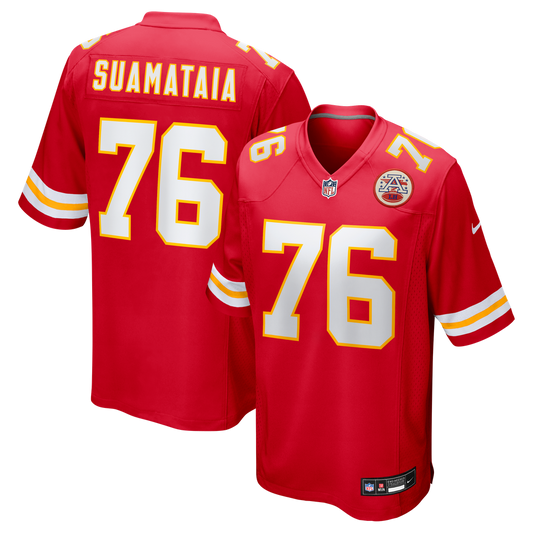 Men's Kansas City Chiefs Kingsley Suamataia Nike  Red  Game Jersey - Image 1