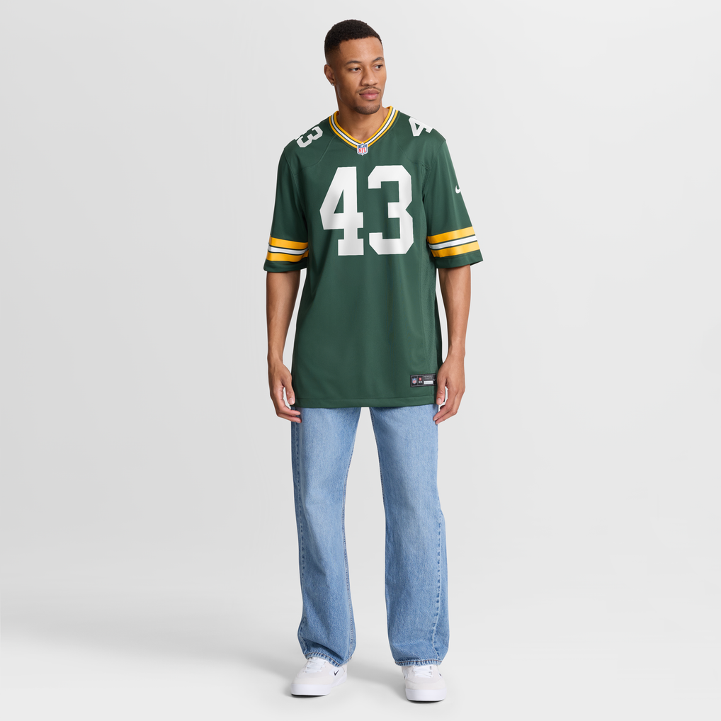 Men's Green Bay Packers Kiondre Thomas Nike Green Game Player Jersey - Image 8
