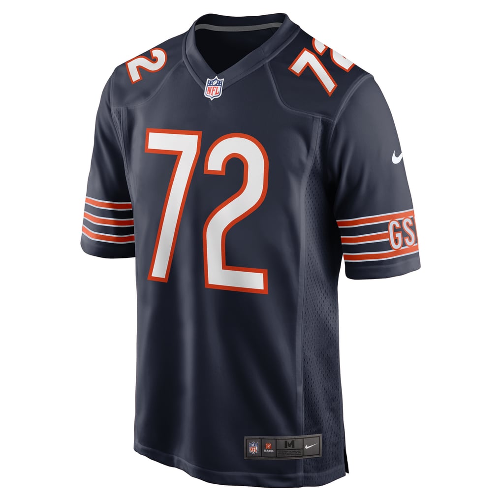 Men's Chicago Bears Kiran Amegadjie Nike Navy Game Jersey - Image 3