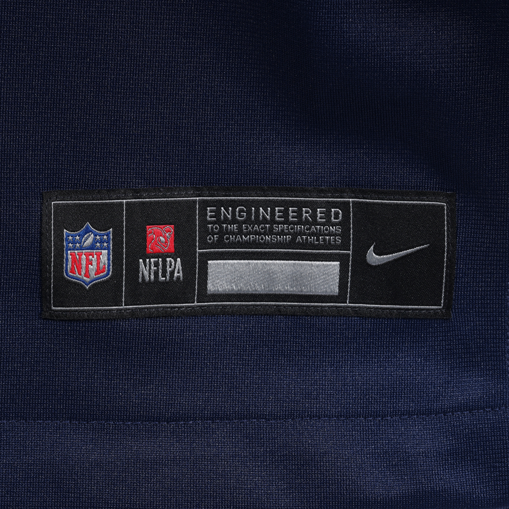 Men's New England Patriots K.J. Britt Nike Navy Team Game Jersey - Image 9