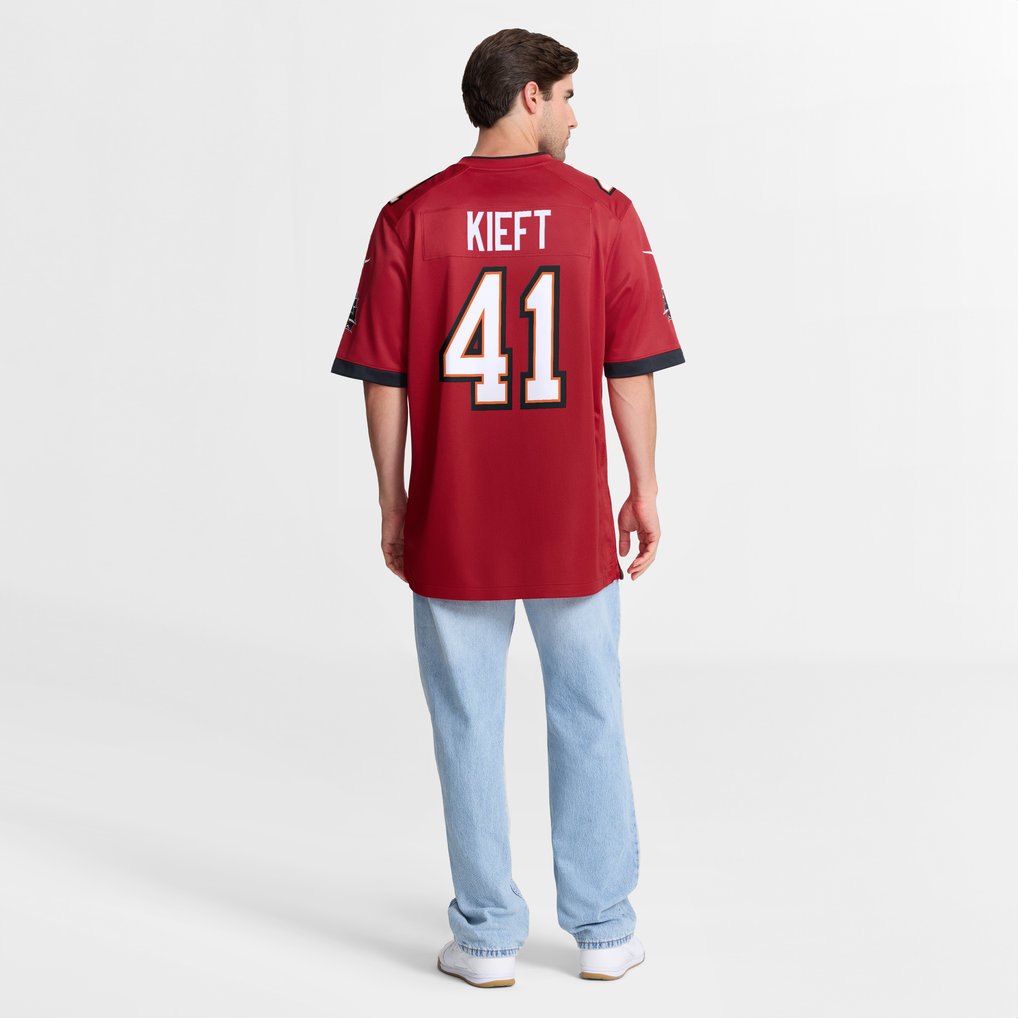 Men's Tampa Bay Buccaneers Ko Kieft Nike Red Game Player Jersey - Image 9
