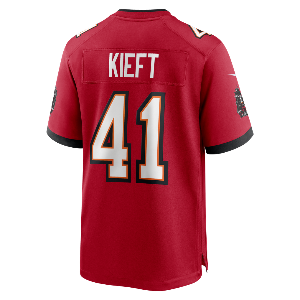 Men's Tampa Bay Buccaneers Ko Kieft Nike Red Game Player Jersey - Image 4