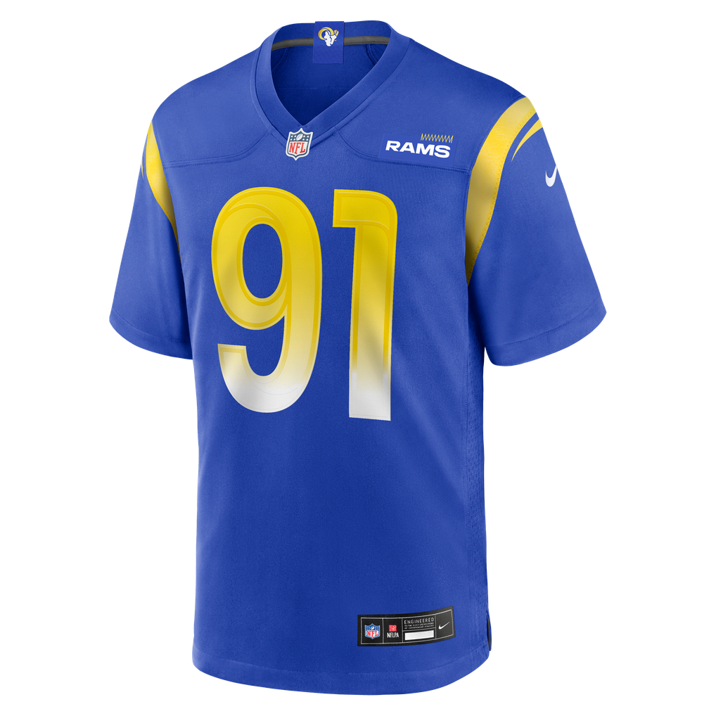 Men's Los Angeles Rams Kobie Turner Nike Royal Home Game Jersey - Image 3