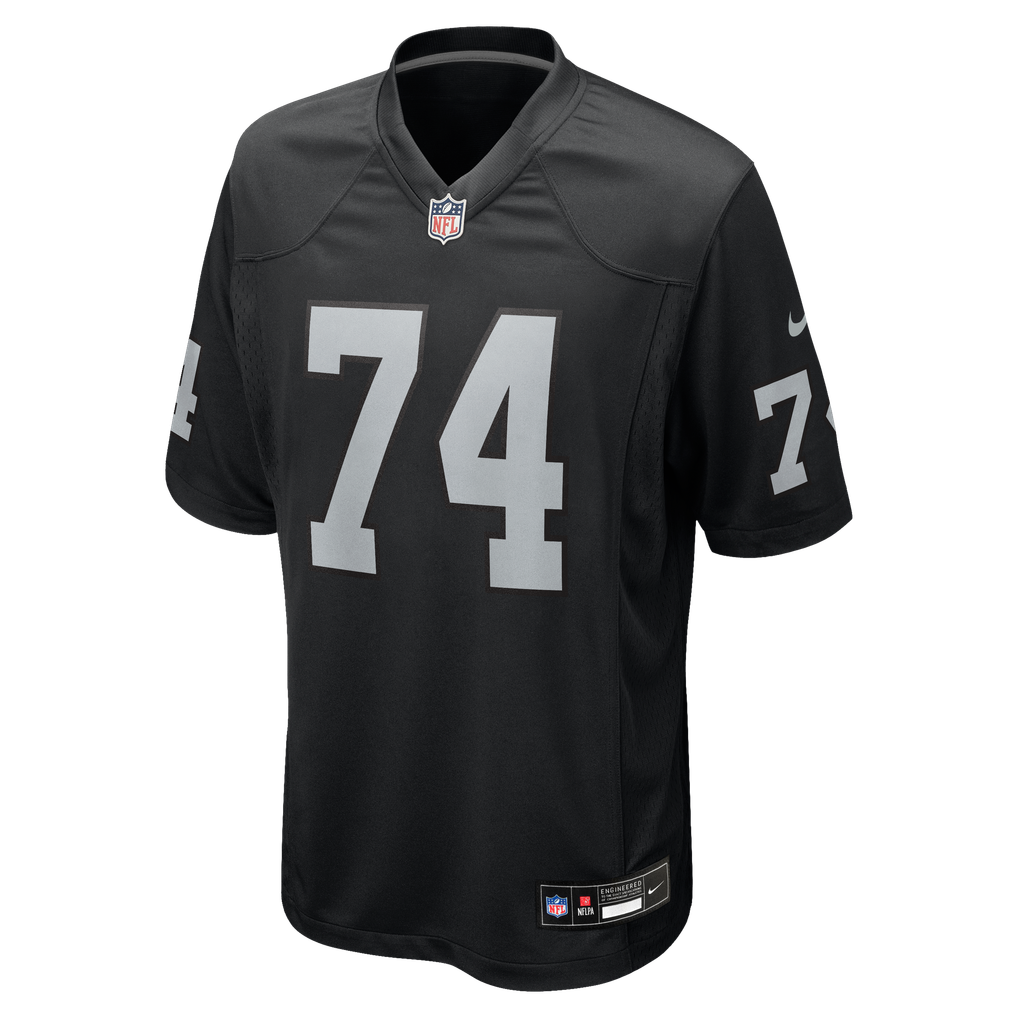 Men's Las Vegas Raiders Kolton Miller Nike Black Game Jersey - Image 3
