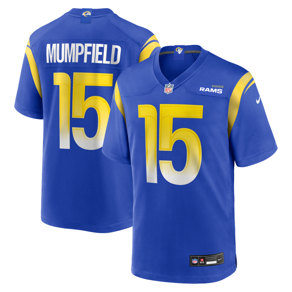 Men's Los Angeles Rams Konata Mumpfield Nike  Royal Team Game Jersey - Image 2