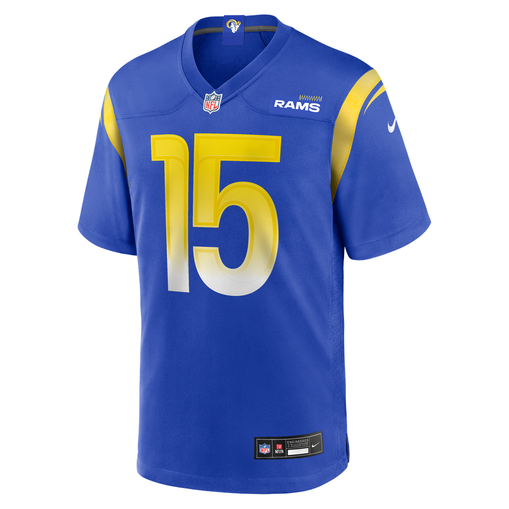 Men's Los Angeles Rams Konata Mumpfield Nike  Royal Team Game Jersey - Image 3
