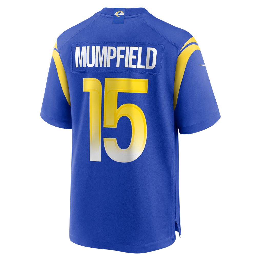 Men's Los Angeles Rams Konata Mumpfield Nike  Royal Team Game Jersey - Image 4