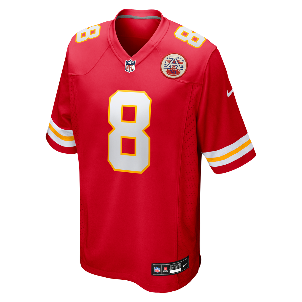 Men's Kansas City Chiefs Kristian Fulton Nike  Red Team Game Jersey - Image 3