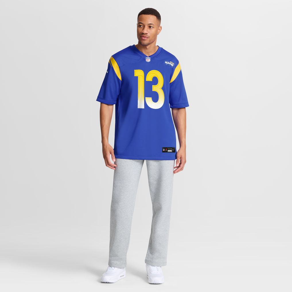 Men's Los Angeles Rams Kurt Warner Nike Royal Game Retired Player Jersey - Image 8