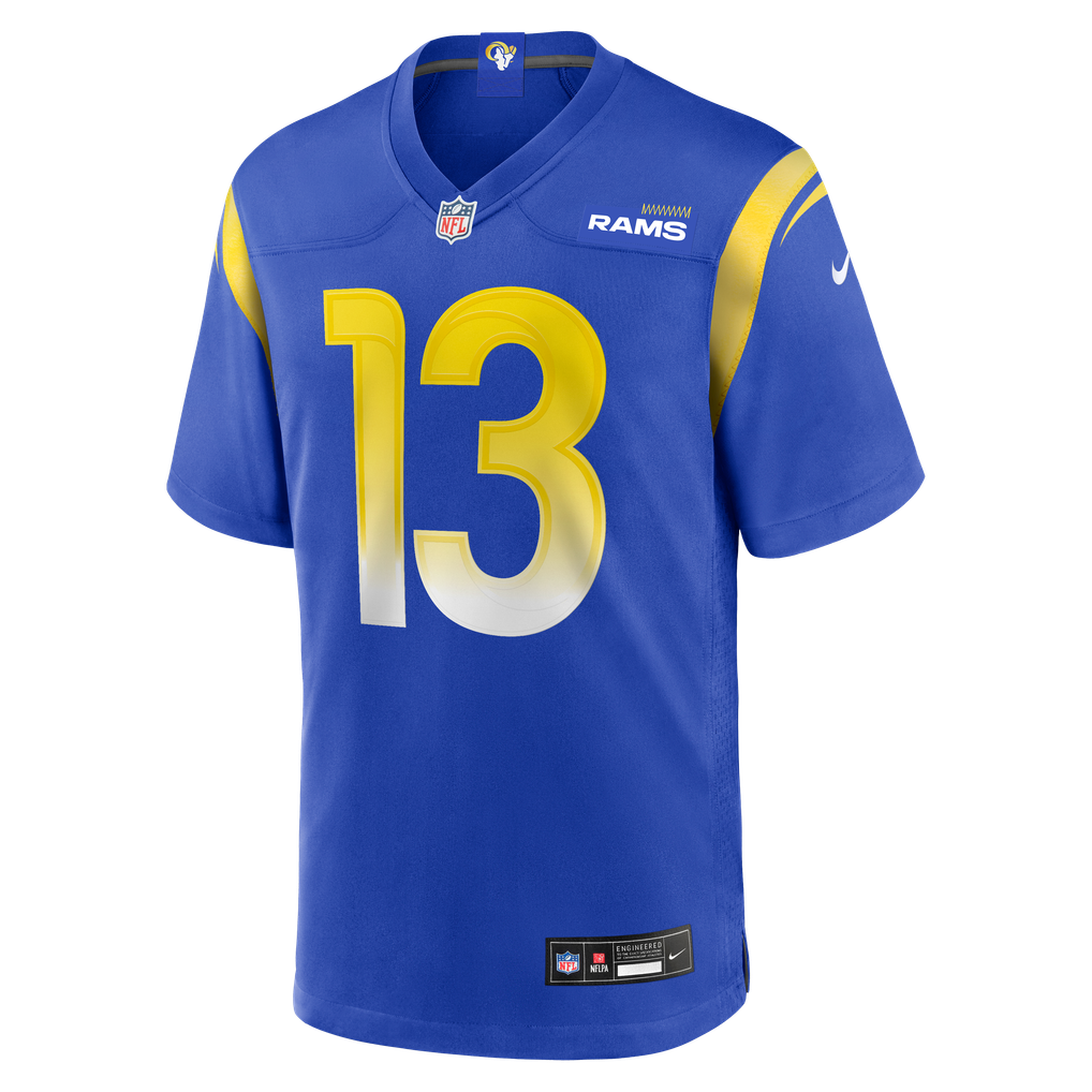 Men's Los Angeles Rams Kurt Warner Nike Royal Game Retired Player Jersey - Image 3