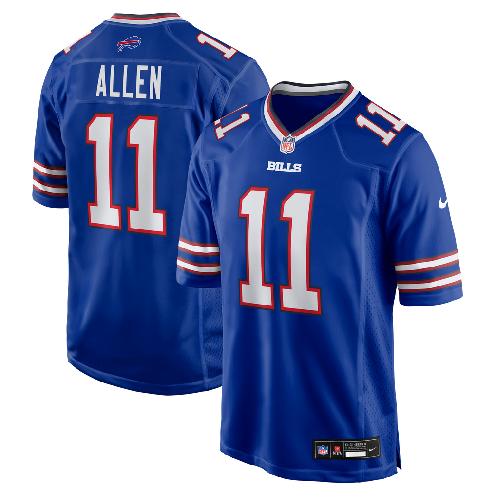Men's Buffalo Bills Kyle Allen Nike Royal Team Game Jersey - Image 1