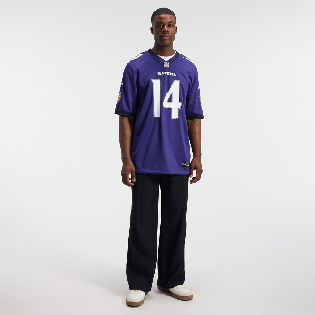 Men's Baltimore Ravens Kyle Hamilton Nike Purple Team Game Jersey
