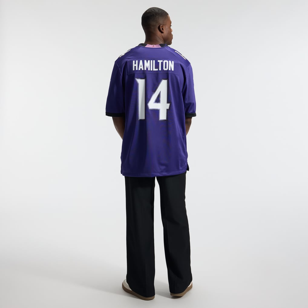 Men's Baltimore Ravens Kyle Hamilton Nike Purple Team Game Jersey