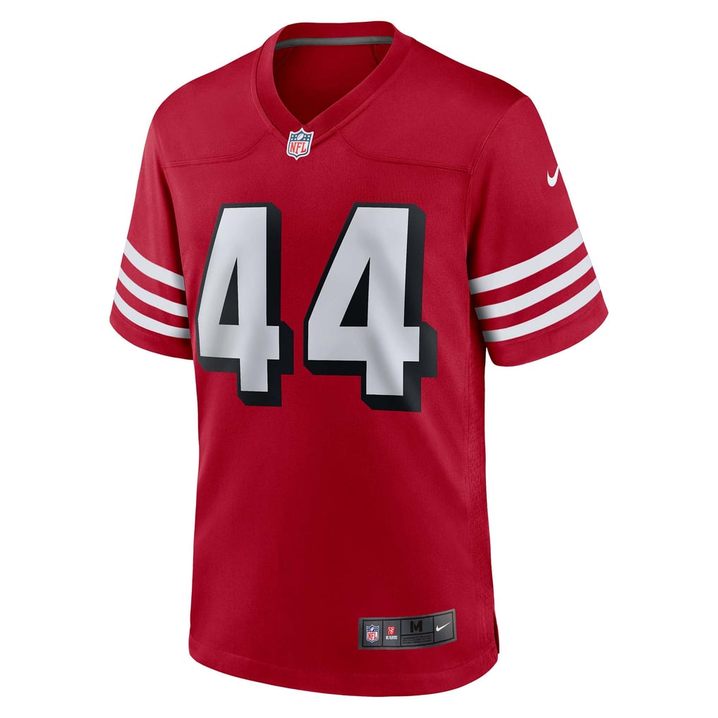 Men's San Francisco 49ers Kyle Juszczyk Nike Scarlet Alternate Game Jersey - Image 3